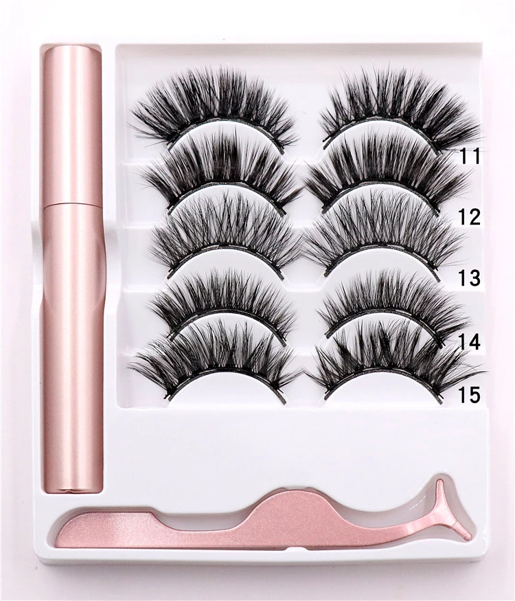 Newest Magnetic Eyelashes and Magnetic Eyeliner Kit with 10 Pairs Magnetic Eyelashes